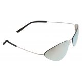 Balenciaga - Malibu Round Sunglasses - Silver - Sunglasses - Balenciaga Eyewear