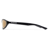 Balenciaga - Neo Round Sunglasses - Black - Sunglasses - Balenciaga Eyewear