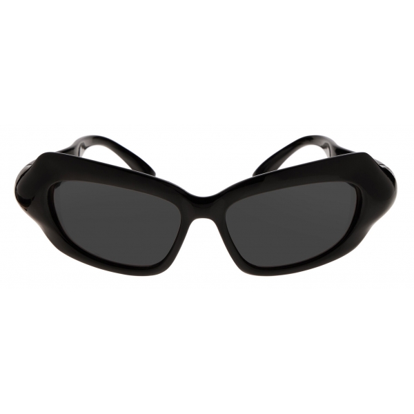 Balenciaga - Women's Palazzo Rectangle Sunglasses - Black - Sunglasses - Balenciaga Eyewear