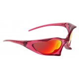 Balenciaga - Occhiali da Sole Runner Cat - Rosa Scuro - Occhiali da Sole - Balenciaga Eyewear