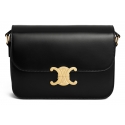 Céline - Borsa Teen Triomphe in Pelle di Vitello Lucida - Pelle Nera - Borsa - Céline Exclusive Collection