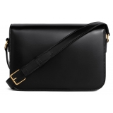 Céline - Borsa Teen Triomphe in Pelle di Vitello Lucida - Pelle Nera - Borsa - Céline Exclusive Collection