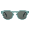 Céline - Black Frame 42 Sunglasses in Acetate - Transparent Dark Sage - Sunglasses - Céline Eyewear