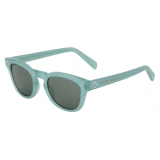 Céline - Black Frame 42 Sunglasses in Acetate - Transparent Dark Sage - Sunglasses - Céline Eyewear