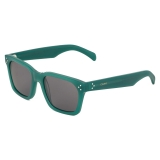 Céline - Black Frame 45 Sunglasses in Acetate - Milky Dark Green - Sunglasses - Céline Eyewear