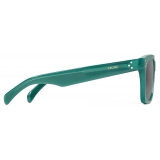 Céline - Black Frame 45 Sunglasses in Acetate - Milky Dark Green - Sunglasses - Céline Eyewear