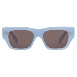 Céline - Black Frame 55 Sunglasses in Acetate - Milky Grey Blue - Sunglasses - Céline Eyewear