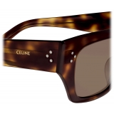 Céline - Black Frame 55 Sunglasses in Acetate - Caramel Havana - Sunglasses - Céline Eyewear