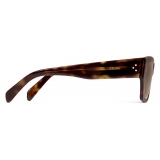 Céline - Black Frame 55 Sunglasses in Acetate - Caramel Havana - Sunglasses - Céline Eyewear