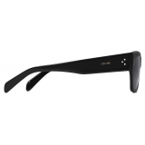 Céline - Black Frame 55 Sunglasses in Acetate - Black - Sunglasses - Céline Eyewear