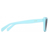 Céline - Cat Eye S187 Sunglasses in Acetate - Sky Blue - Sunglasses - Céline Eyewear