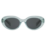 Céline - Occhiali da Sole Cat-Eye S193 in Acetato - Turchese Trasparente - Occhiali da Sole - Céline Eyewear