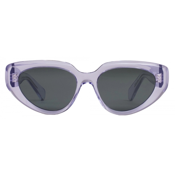 Céline - Occhiali da Sole Cat-Eye S286 in Acetato - Lavanda Trasparente - Occhiali da Sole - Céline Eyewear