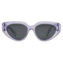 Céline - Cat Eye S286 Sunglasses in Acetate - Transparent Lavander - Sunglasses - Céline Eyewear