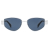 Céline - Triomphe Metal 04 Sunglasses in Metal - Silver Blue - Sunglasses - Céline Eyewear