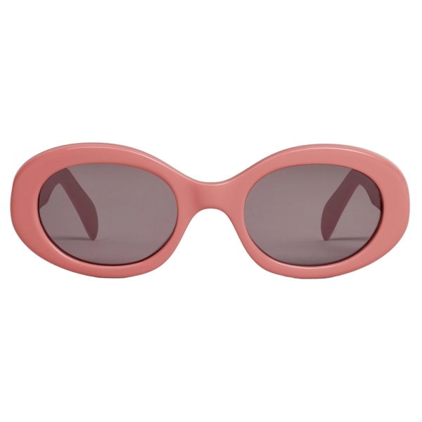 Céline - Occhiali da Sole Triomphe 01 in Acetato - Rosa Cipria - Occhiali da Sole - Céline Eyewear