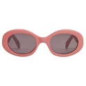 Céline - Occhiali da Sole Triomphe 01 in Acetato - Rosa Cipria - Occhiali da Sole - Céline Eyewear