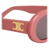 Céline - Occhiali da Sole Triomphe 01 in Acetato - Rosa Cipria - Occhiali da Sole - Céline Eyewear