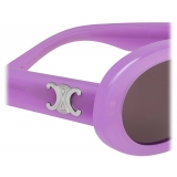 Céline - Occhiali da Sole Triomphe 01 in Acetato - Lavanda Latte - Occhiali da Sole - Céline Eyewear