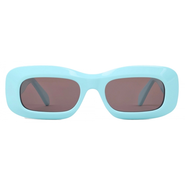 Céline - Rectangular S294 Sunglasses in Acetate - Sky Blue - Sunglasses - Céline Eyewear