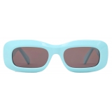 Céline - Occhiali da Sole Rettangolare S294 in Acetato - Azzurro Cielo - Occhiali da Sole - Céline Eyewear