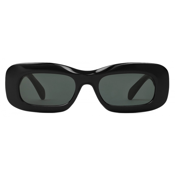 Céline - Rectangular S294 Sunglasses in Acetate - Black - Sunglasses - Céline Eyewear