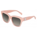 Céline - Occhiali da Sole Triomphe 09 in Acetato - Nude - Occhiali da Sole - Céline Eyewear