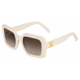 Céline - Triomphe 13 Sunglasses in Acetate - Ivory - Sunglasses - Céline Eyewear