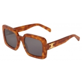 Céline - Triomphe 13 Sunglasses in Acetate - Blonde Havana - Sunglasses - Céline Eyewear