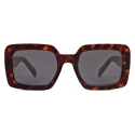 Céline - Triomphe 13 Sunglasses in Acetate - Red Havana - Sunglasses - Céline Eyewear