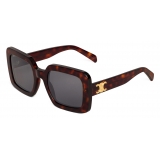 Céline - Occhiali da Sole Triomphe 13 in Acetato - Avana Rosso - Occhiali da Sole - Céline Eyewear