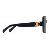 Céline - Triomphe 13 Sunglasses in Acetate - Black - Sunglasses - Céline Eyewear