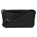 Céline - Shoulder Bag Claude in Shiny Calfskin - Black - Bag - Céline Exclusive Collection