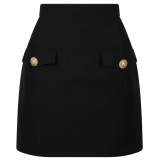 Balmain - Skirt - Black - Balmain Exclusive Luxury Collection