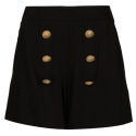 Balmain - Pantaloncini in Crepe - Nero - Balmain Exclusive Luxury Collection