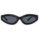 The Attico - Agnes Wrap Sunglasses in Black - Sunglasses - Official - The Attico Eyewear by Linda Farrow