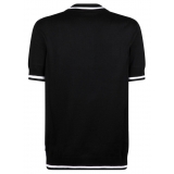 Balmain - Jacquard Polo Shirt - Black - Balmain Exclusive Luxury Collection