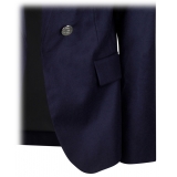 Balmain - Blazer con Bottoni in Rilievo - Blu - Balmain Exclusive Luxury Collection