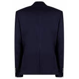 Balmain - Blazer con Bottoni in Rilievo - Blu - Balmain Exclusive Luxury Collection