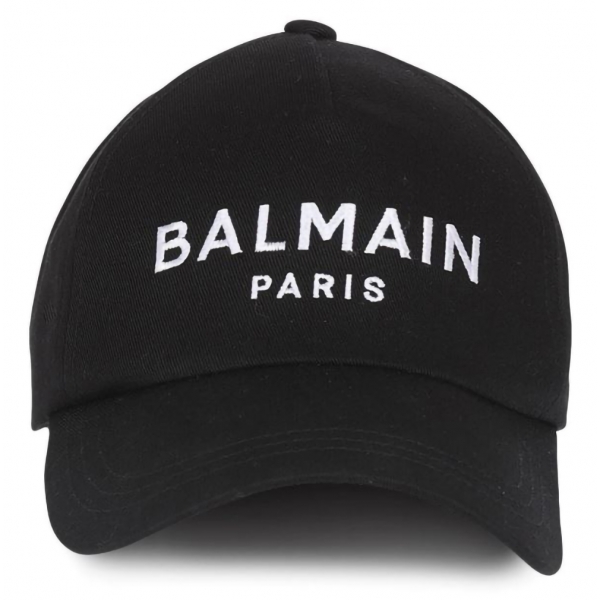 Balmain - Cotton Cap - Black - Balmain Exclusive Luxury Collection