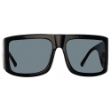 The Attico - Occhiali da Sole Andre Oversized in Nero - Occhiali da Sole - Official - The Attico Eyewear by Linda Farrow