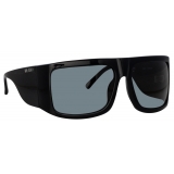 The Attico - Andre Oversized Sunglasses in Black - Sunglasses - Official - The Attico Eyewear by Linda Farrow