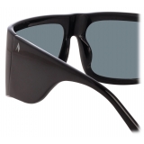 The Attico - Andre Oversized Sunglasses in Black - Sunglasses - Official - The Attico Eyewear by Linda Farrow