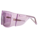 The Attico - Andre Oversized Sunglasses in Pink - Sunglasses - Official - The Attico Eyewear by Linda Farrow