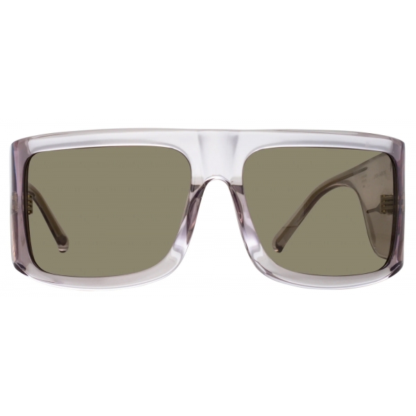 The Attico - Andre Oversized Sunglasses in Smoke - Sunglasses - Official - The Attico Eyewear by Linda Farrow