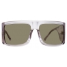 The Attico - Occhiali da Sole Andre Oversized in Fumo - Occhiali da Sole - Official - The Attico Eyewear by Linda Farrow