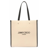 Jimmy Choo - Borsa Tote N/S - Beige Nero - Jimmy Choo Exclusive Luxury Collection