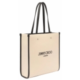 Jimmy Choo - Borsa Tote N/S - Beige Nero - Jimmy Choo Exclusive Luxury Collection