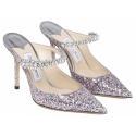 Jimmy Choo - Mules Bing 100 - Argento Multicolore - Jimmy Choo Exclusive Luxury Collection