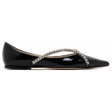 Jimmy Choo - Genevi Flat Ballet - Black - Jimmy Choo Exclusive Luxury Collection